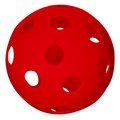 Balles Trouées Rouge