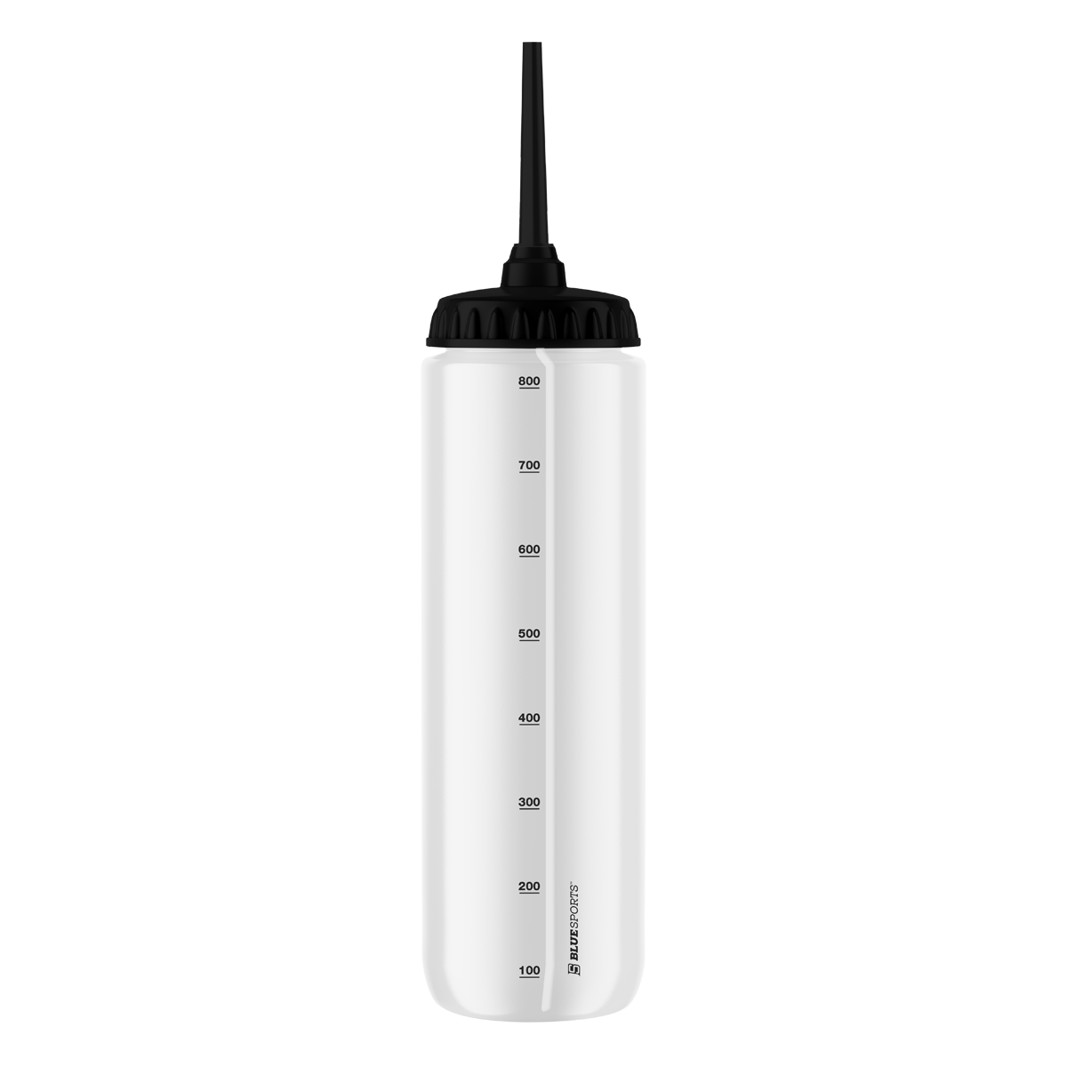 Bouteille Blanche avec Paille - 850ml - Blue Sports