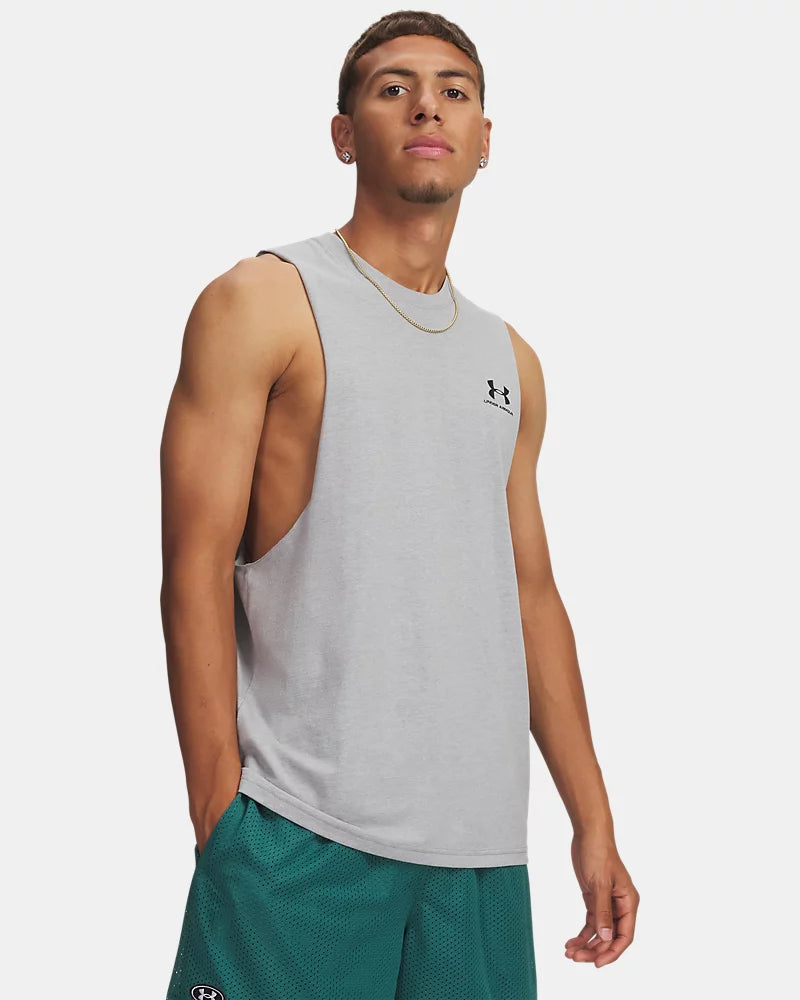 UA Logo à gauche de la poitrine
Camisole pour hommes