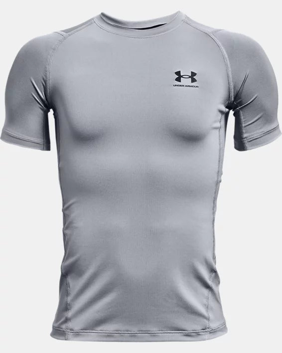 UA HeatGear Chandail Compression Manche Courte - Enfant