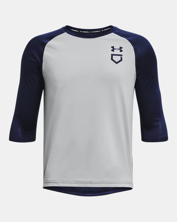 UA Utility Baseball Chandail à Manche 3/4 Enfant