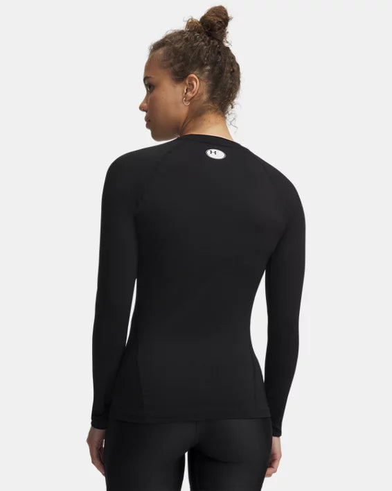 UA HeatGear Chandail Manche Longue Femme