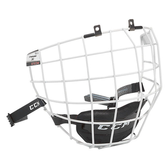 CCM Grille 580 pour Casque de Hockey - Blanc