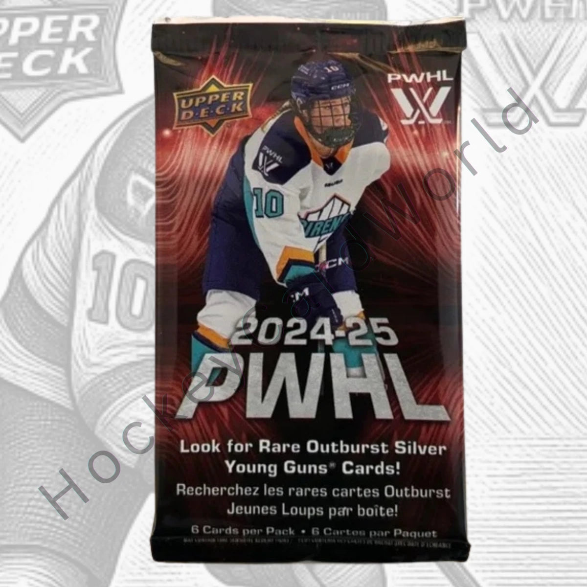 UD PWHL 2024-25 - Paquet de carte de Hockey