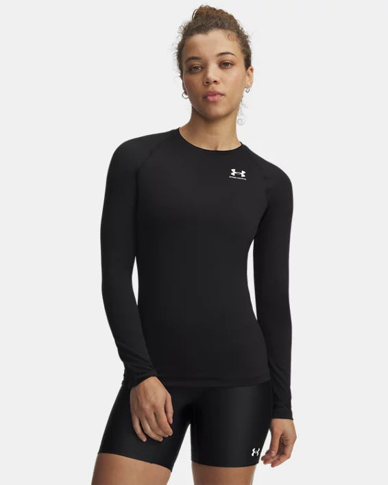 UA HeatGear Chandail Manche Longue Femme