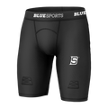 BlueSports - Short ajusté avec coquille pour hockey Junior