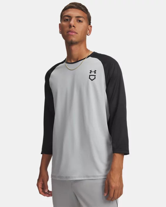 UA Utility Baseball Chandail à Manche 3/4 Adulte