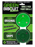 Blue Sports Ensemble de rondelles Green biscuit et snipe
