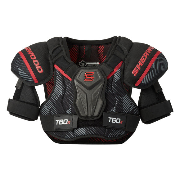 Sherwood T60X - Épaulettes de Hockey pour Junior