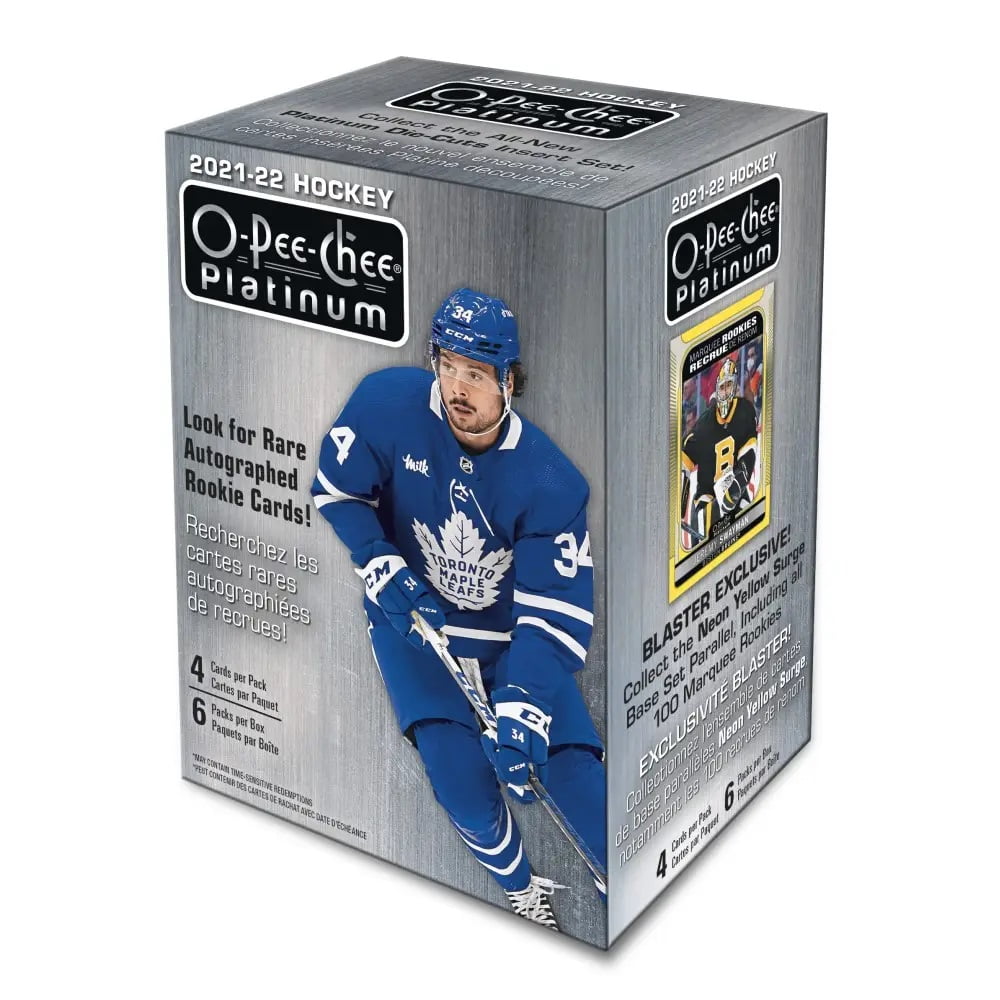 2021-22 Upper Deck O-Pee-Chee Platinum Hockey Blaster Box