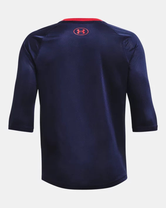 UA Utility Baseball Chandail à Manche 3/4 Enfant