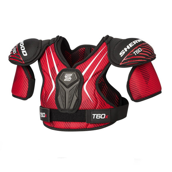 Sherwood T60X - Épaulettes de Hockey pour Enfants