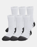 UA Performance Tech
Chaussettes hautes pour enfants, lot de 6 paires