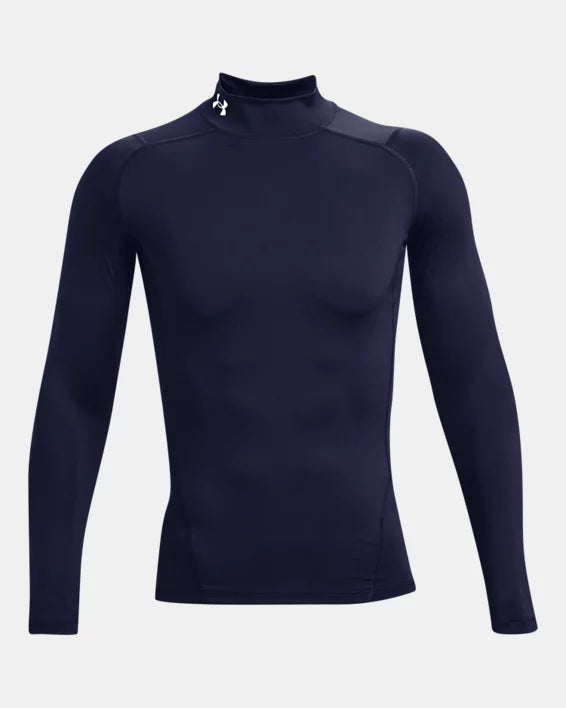 UA HeatGear Chandail de compression avec col montant - Adulte