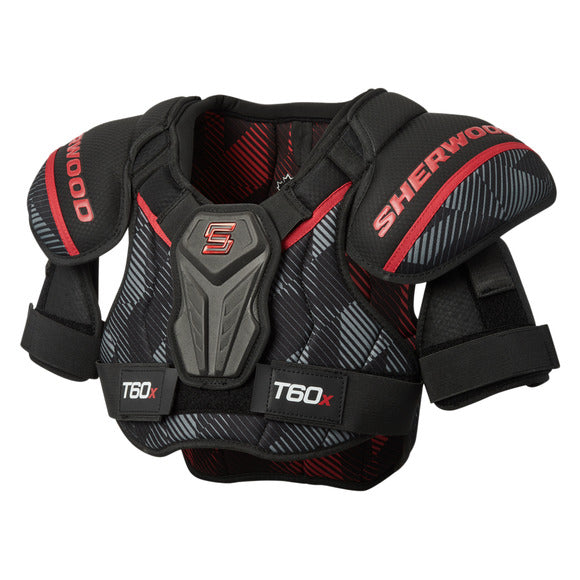 Sherwood T60X - Épaulettes de Hockey pour Junior